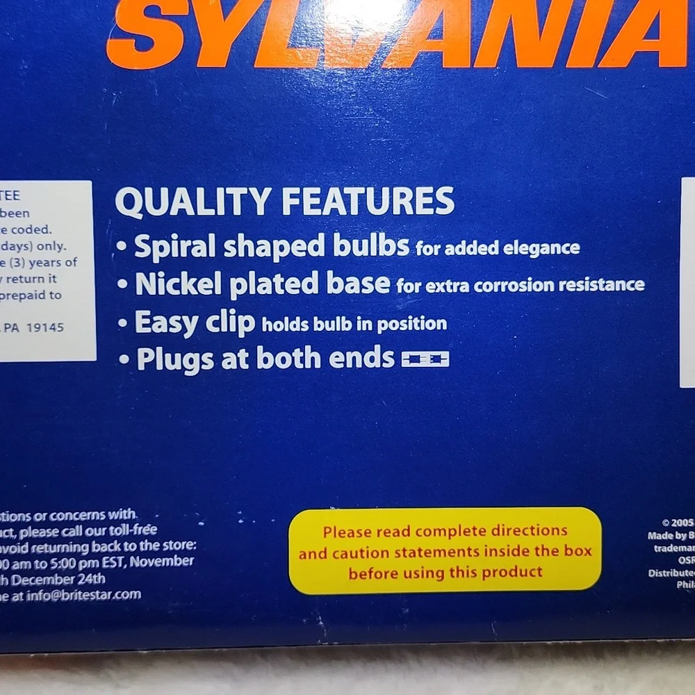 Christmas Lights  Set C 7 Spiral Elegance